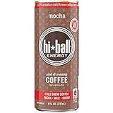 Hiball Energy Cold Brew Coffee Beverage, Mocha, 12 Count