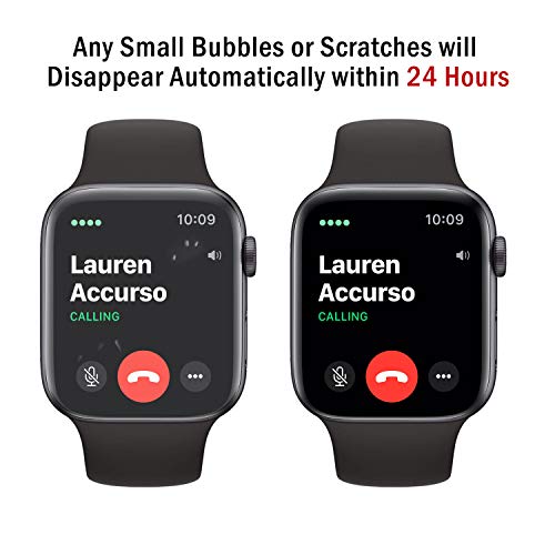 [6 Pack] QHOHQ Screen Protector for Apple Watch Series 6/Watch SE 44mm