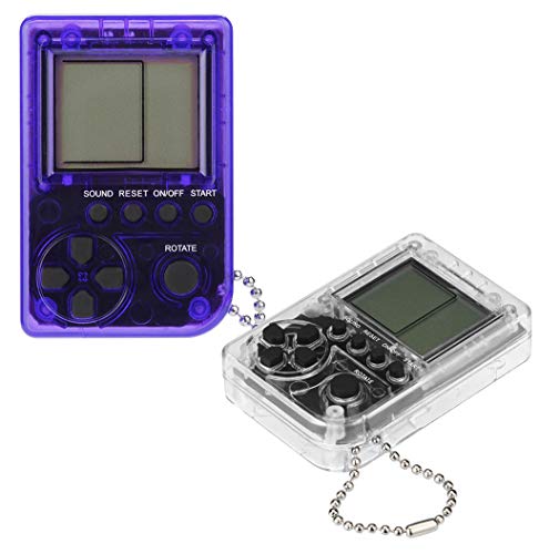 Gbell  Handheld Retro Video Game Console,Mini Tetris Game Console Students Pendant Recreational Machines Hand-Held Game Player Classic Gaming Device Toy for Kids Adult - Thumbnail 3