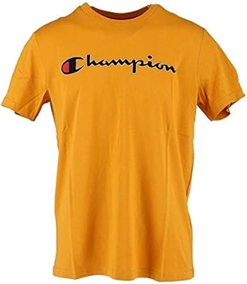 mens yellow champion shirt