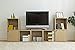 IRIS USA Modular Wood Storage Cube Box with Door, Light Brown, 1 Pack CQB-35D