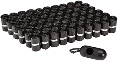 AmazonBasics Dog Waste Bags with Dispenser and Leash Clip - 900-Count