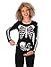 Peaberry Women's Halloween Maternity Pregnancy Skeleton Shirt Baby Girl