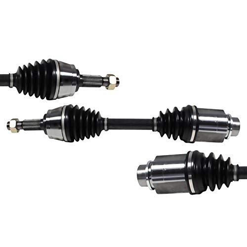 CV Joint Axle Assembly Front Pair Set of 2 CV Axles Fit Nissan Murano S SE Sport AWD 3.5L V6 03-07 Replacement No. NCV53600 NCV53599