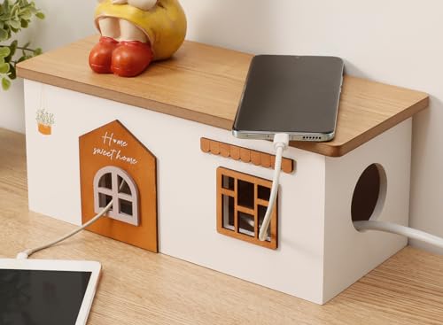 TUKDAK Wood Cable Management Box Medium