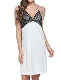 Ekouaer Sleepwear Women's Sexy Chemise Slip Nightgown