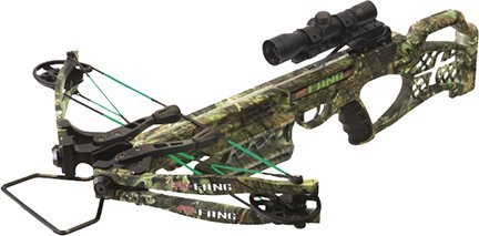 Precision Shooting Equip 18 Fang LT Crossbow Mossy Oak Country Camo Package