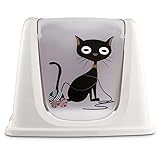 So Phresh Funny Cat Litter Box Privacy Hood, Large