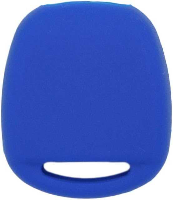BROVACS Silicone Cover Protector Case Holder Skin Jacket Compatible with TOYOTA Camry Corolla RAV4 Prado LEXUS 2 Button Remote Key Fob CV2421 Deep Blue - Image 3