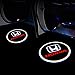 2Pcs for Honda Door Light Projector Car Door Logo Lights, Universal Wireless Led Welcome Laser Ghost Shadow Light Fits to Accord,Civic,Type r Jdm Prelude,Integra Door Lights Logo