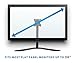 Mount-It! Single Monitor Stand | Free Standing Desk Mount | Height Adjustable Tilt Rotating | Fits 19 20 21 22 23 24 27 29 30 Inch Computer Screens | VESA 75 100 Compatible | Holds up to 33 Pounds