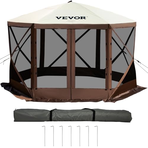 VEVOR 12x12 Pop-Up Screen Gazebo Review: Portable Camping Shelter with Wind Cloths image 28
