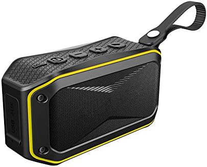 JOYSMADE Wireless Speaker Waterproof IPX7,Shockproof,Good Bass; Outdoor Bluetooth Speaker with 20-hours Playtime,Bike Bluetooth Speaker with 66-foot Working Range,Handsfree (Yellow)