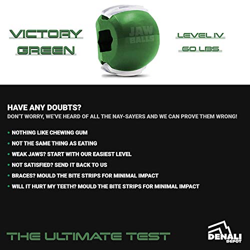 JAW BALLS Jaw Exerciser & Double Chin Reducer The Best Jawline