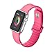 Apple Watch Band, HuanlongTM New Soft Silicone Sport Style Replacement Iwatch Strap for Apple Wrist Watch (Barbie Pink 38mm M/L)