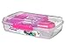 Sistema To Go Collection Bento Box, 7.4 Cup, Large, Clear/Pink Klips