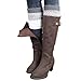 DZT1968®Women Girl Winter Short Knit Leg Warmer Boot Socks (Gray)