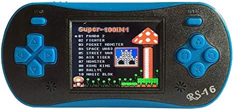 WZNANA Handheld Game Console 2.5" Color LCD Screen 8 Bit 260 Classic Games Retro Game Player Portable Arcade Gaming System Birthday Gift for Children Travel Recreation