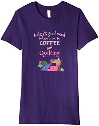Women's Premium Coffee and Quilting Quilt Shirt XL Purple