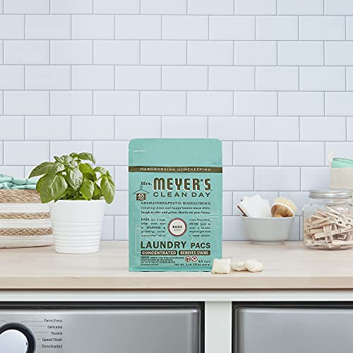Mrs. Meyer's Laundry Detergent Pods, Biodegradable Formula, Ready to