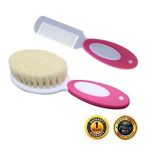 Cozy Blue Baby Brush and Comb Set (Pink)