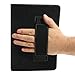 Snugg Kindle Fire Leather Case Cover and Flip Stand with Elastic Hand Strap and Premium Nubuck Fibre Interior (Black) – including Lifetime Guarantee