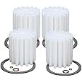 EAGLEGGO 4 Pack RF-1 Micron Rated Fuel Oil Filter Fits 1A-25A 77B Sears 8055 Sid Harvey XF-25/264 Mitco 264 AutoFlo F-300 Eddington S-254 Fed A77