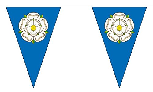 Yorkshire Triangle Bunting 5m (12 flags)
