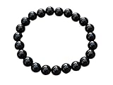 Black Onyx Crystal Bead Bracelet 8mm, Wholesale