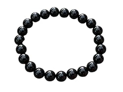 Black Onyx Crystal Bead Bracelet 8mm, Wholesale