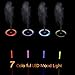 Rioway Humidifier, 240ml Cool Mist Aroma Ultrasonic Humidifiers Portable for Babies Bedroom Home Office Travel, Air Aromatherapy Car Diffuser With 7 Color LED Light, Whisper Quiet, USB Powered (Black)