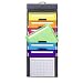 Smead Cascading Wall Organizer, 6 Pockets, Letter Size, Gray/Bright Pockets (92060) primary