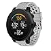 for Polar Vantage M Band, Lamshaw Silicone Replacement Wristbands Sport Strap with Metal Buckle for Polar Vantage M Smartwatch (Gray)