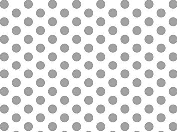 Metalic Silver and White Polka Dots Tissue Paper 20 Inch X 30 Inch - 24 XL Sheets