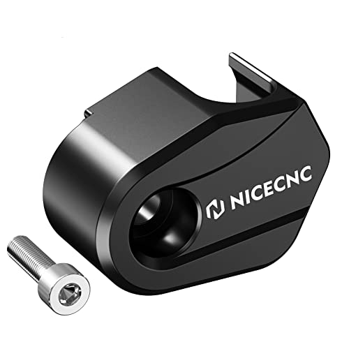 NICECNC Black Motorcycle Rear ABS Cable Guard Cover Compatible with Yamaha Tenere 700/XTZ 700 2019-2024,Tenere 700 Rally Edition 2020-2024