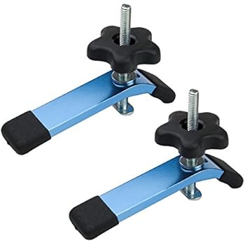 POWERTEC 71168 T-Track Hold Down Clamps, 5-1/2