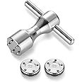 ROYMADE Golf Putter Weights 2pcs 5g/10g/15g/20g/25g/30g/35g/40g/45g with Wrench Kit Set Compatible with Titleist Scotty Cameron Putter Golf Accessory (2pcs 5g+Wrench)