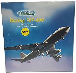 Schabak Boeing 747-400 Diecast 1:250 Scale Accurately Detailed Supermodel 850/49 Thai Airplane Replica