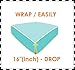 Elegant Comfort Luxury Wrinkle Resistant -Wrap Around Style- Elastic Bed Wrap Ruffled Bed Skirt 16inch Drop, Queen/King, Gray