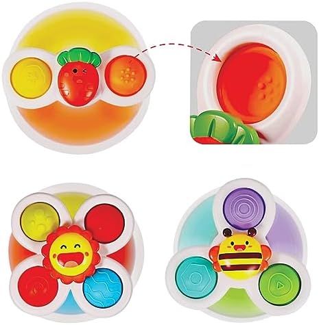 Gyro Rattle سعر Baby Toys Suction Cups Spinning Top Toy For Baby Infant Insect Gyro ...