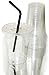 Sugarman Creations Clear Plastic Disposable Cups with Flat Lids, 16 oz, 110 Pack SUMMER SALE!! (Restaurant Grade)