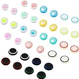 36 Pieces Cute Cat Paw Replacement Thumb Grips Caps