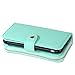LG G5 Case, Style4U Premium PU Leather flip Wallet Bag Pouch Case with Credit Card Slots Pockets Cover for LG G5 with 1 Stylus [Mint Green]