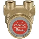 IPW Procon Rotary Vane Series 2 Brass Pumps, NPT, 3/8 in | Clamp On, 3/8 in NPT, Rotary Vane Pump, Brass Construction, Series 2, Procon Model 102A140F11BA