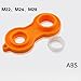 Ioffersuper Plastic Sprinkle Faucet Aerator Tool Spanner Wrench Sanitaryware Repair Tool Orange
