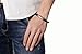 OCEANA&SP Mens Bracelet with Black Leather Stainless Steel Magnetic Clasp 8.5 inch for Mens Womens …