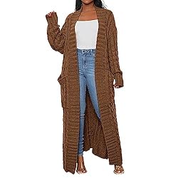 Cardigan for Women Dressy with Pockets Black