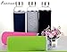 BONISON Stylish Top Level Quality Environmental Borosilicate Glass Water Bottle with Colorful Nylon Sleeve (18oz)