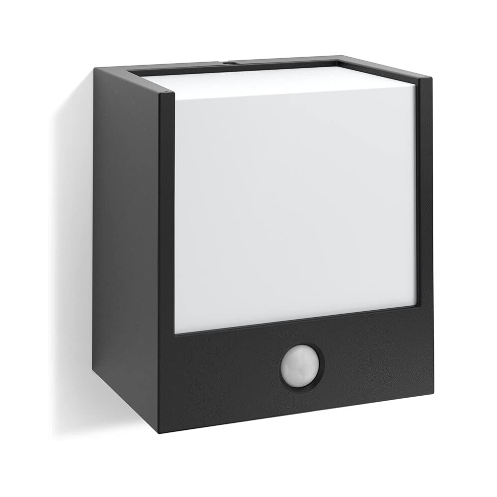 Philips myGarden LED Macaw Wall Light, Black with Motion Sensor. For Outdoor, Garden and Patio lighting