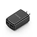 Yoobao US Portable 4 Port USB Wall Charger Plug Multi USB Charger Phone Charging Block Adapter Compatible iPhone X/ 8 Plus/ 8, iPad, Samsung Galaxy, Nexus 6P/ 5X, and Most Digital Devices - Black